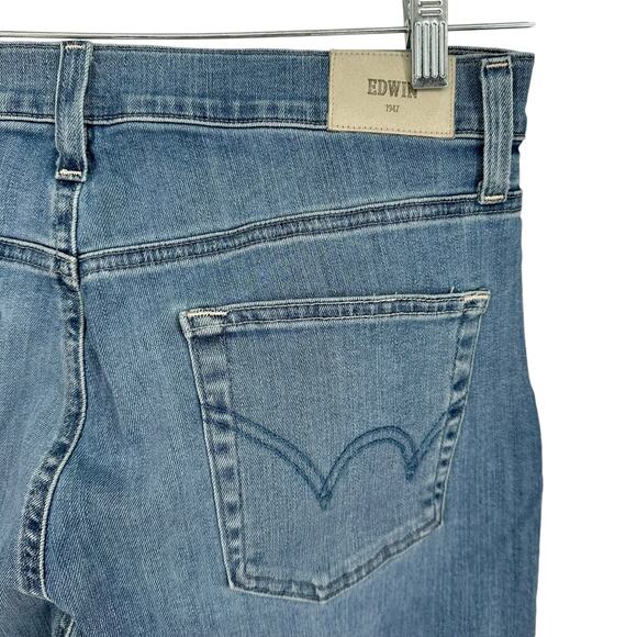 NEW Edwin Jamie Azure Boyfriend Jeans Sz 27 (Anthropologie) - Picture 4 of 9